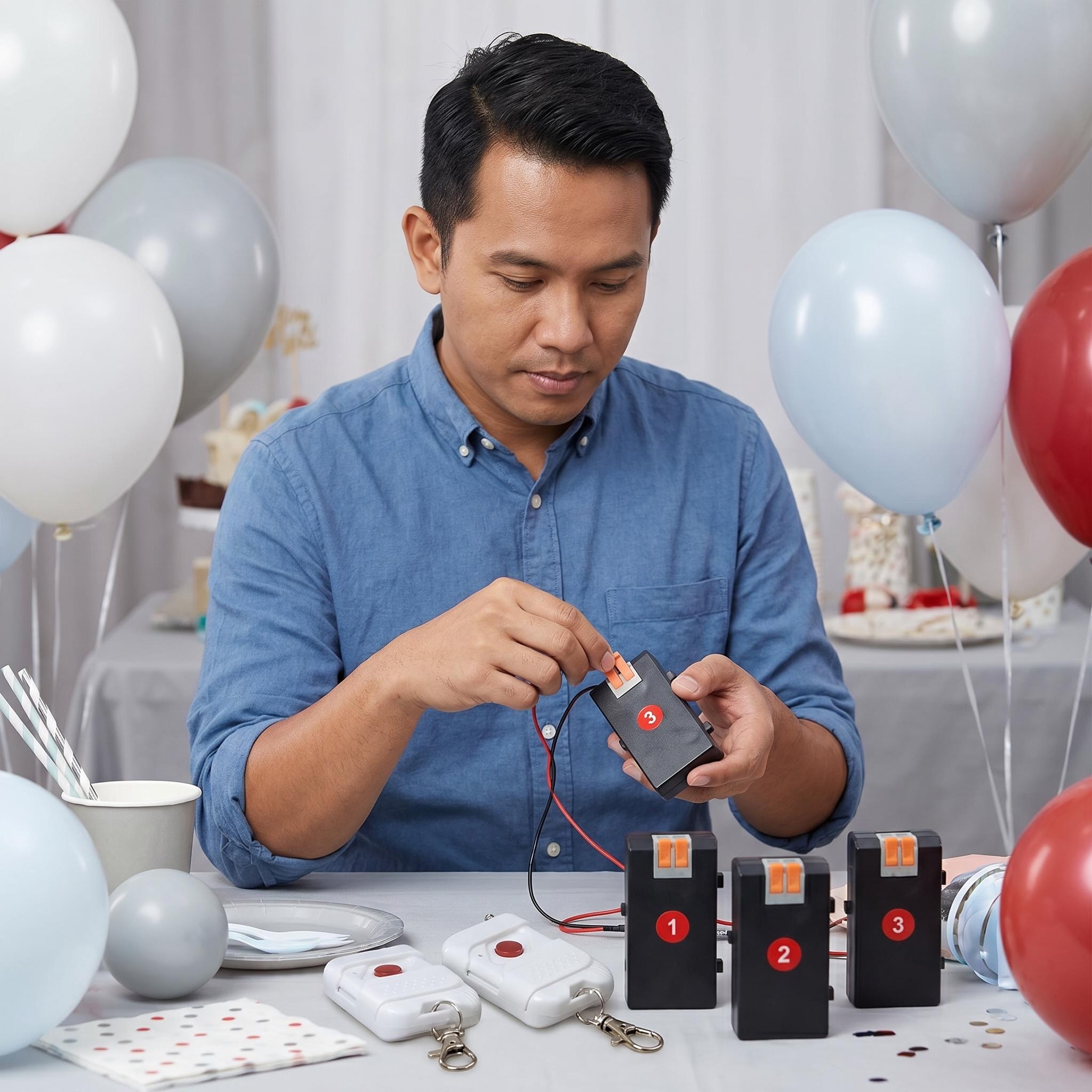 Wireless Remote Control Balloon Release System 100M Range For Wedding Proposal Opening Ceremony Party Decor