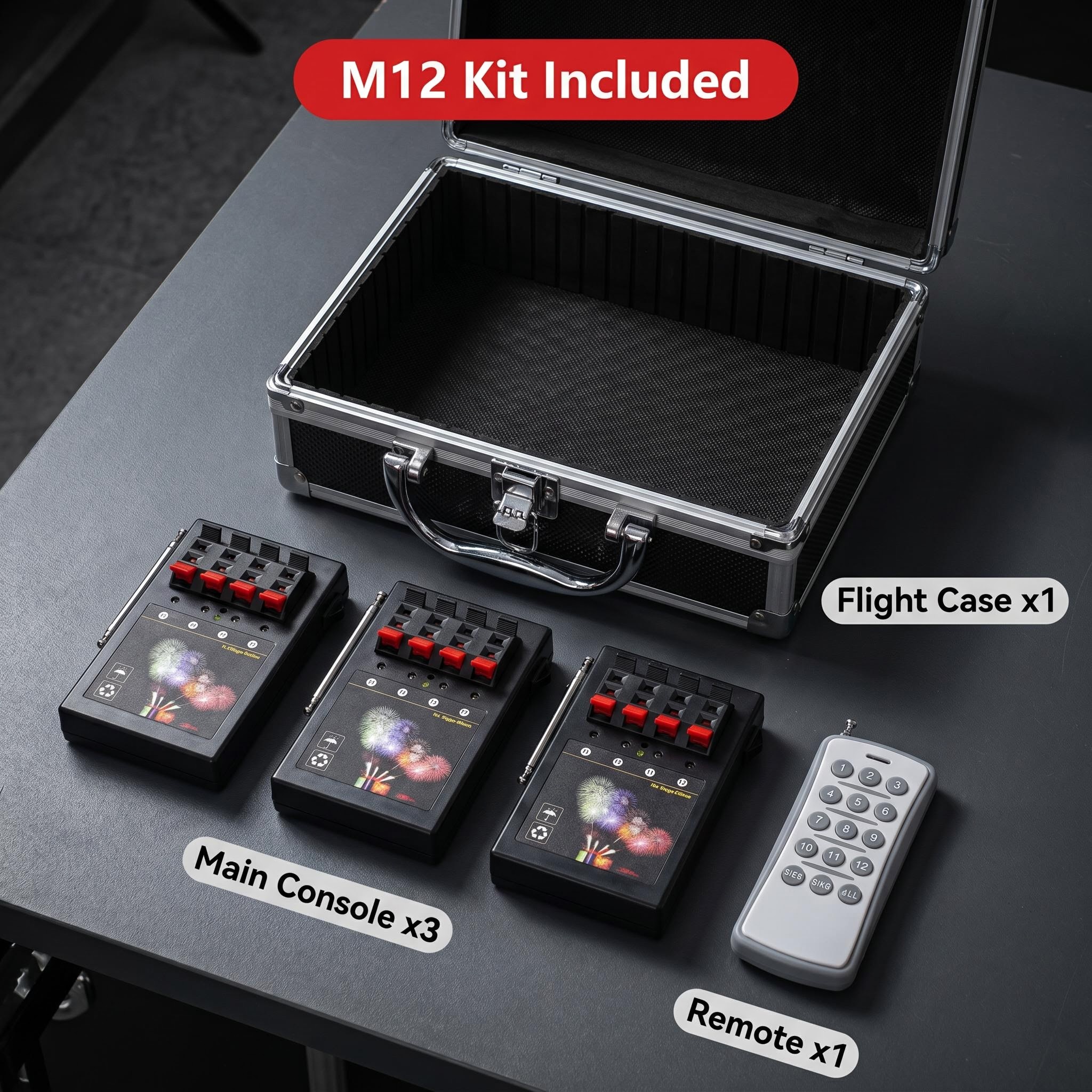 12 Channel Wireless Remote Control Cold Firework Ignition System for Stage Wedding Event